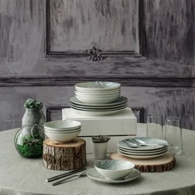 24 részes barna porcelán étkészlet