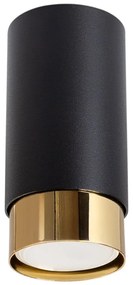 Fekete-aranyszínű mennyezeti lámpa Crown – Sollux