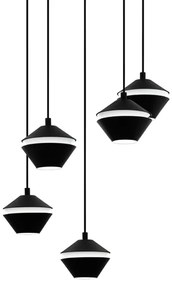 Eglo 98683 - PERPIGO LED csillár kábelen 5xGU10/5W/230V
