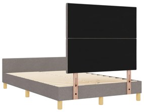 Ágykeret Szürkésbarna Színben, 120x200 cm, Szövet