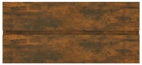 Füstös tölgy színű szerelt fa mosdószekrény 100 x 38,5 x 45 cm
