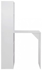 fehér bárasztal szekrénnyel 115 x 59 x 200 cm