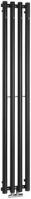 PILON fürdőszobai radiátor, 270x1800mm, matt fekete (IZ122)