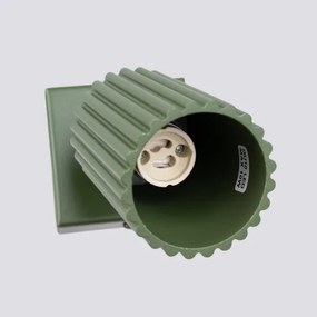 Sollux SL.1616 - Fali spotlámpa KARBON 1xGU10/10W/230V zöld