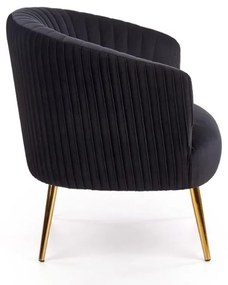 Crown fotel, fekete / arany