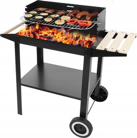 Kerti faszenes grill gurulós tartozékok