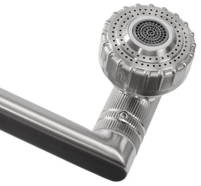 Fürdőszobai csaptelep Rea PACO Nickel Brush INOX High