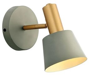 Zambelis 20219 - Fali spotlámpa 1xE14/25W/230V szürke