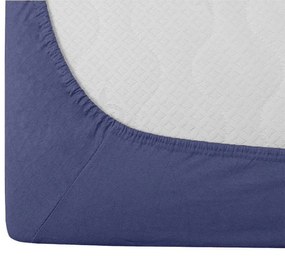 Jersey lepedő tengerészkék 90 x 200 cm