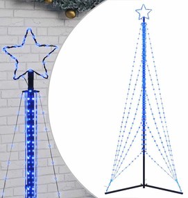 kék LED karácsonyfa 525 LED 302 cm