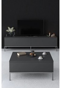 TV szekrény Lord - Anthracite, Silver
