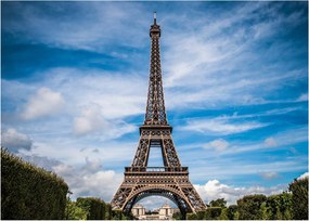 Kép - Eiffel torony (üvegen) (70x50 cm)