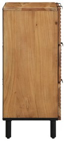 Szekrények 2 db Barna 60x33x75 cm Tömör Fa Akác