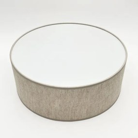 Mennyezeti lámpatest SIRJA 1xE27/15W/230V Ø 35 cm, bézs