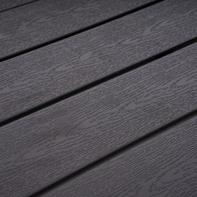 Furnigo Hamburg kerti bútor szett 1+6 - fekete