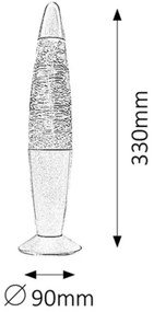 Rabalux 4533 - Dekor lámpa MILIE RGB 0,9W