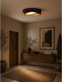 BRILAGI - LED mennyezeti lámpatest VELVET TWIST LED/24W/230V 4000K Ø 55 cm barna/arany