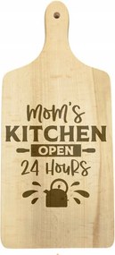 Vágódeszka Ajándék Konyha Anya Nyitott 24/7