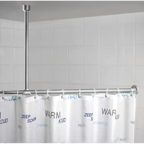 Tartó teleszkópos zuhanyfüggöny rúdhoz, hosszúság 57 cm - Wenko