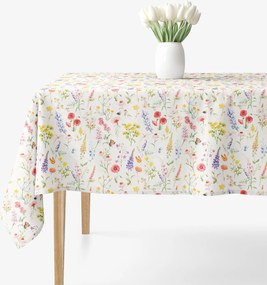 Goldea szögletes terítő valencia - virágzó mező 140 x 220 cm