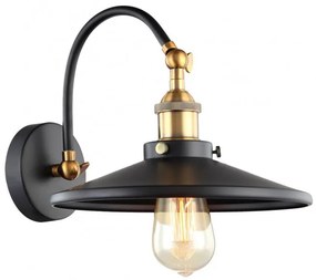Italux VERDA MBM-3458/1 BK+GD Fali lámpa 1x40W/E27