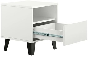 BOGAN 1S éjjeliszekrény, fehér