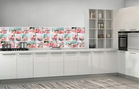 Flizelin fotótapéta Rózsa Szerelem Elegancia Romantikus kert 250x60 +ragasztó