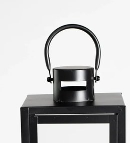 Dekoratív lámpás 38 cm fekete