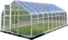 Kerti Üvegház Alagút 18M2 300X600 Ptf Lengyel Fehér