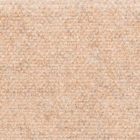 10 db krémszínű tűlyukasztott öntapadó lépcsőszőnyeg 56x17x3 cm