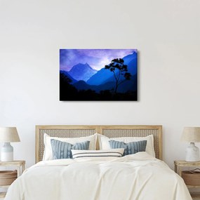 Kép - Éjszakai ég Nepálban (90x60 cm)