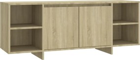 vidaXL sonoma tölgy színű szerelt fa TV-szekrény 130x35x50 cm