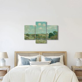 Kép - Alfred Sisley,  Meadow, reprodukciók (90x60 cm)