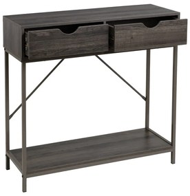 Barna konzolasztal 30x80 cm – Casa Selección