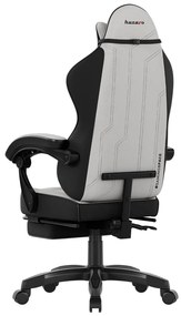 Gamer szék space 3.7 lábtartóval szürke
