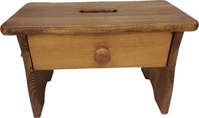 Dió Színű Etetőszék Éger Fiókkal Zsámoly Ricka szék