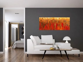 Kép - Festett absztrakció (120x50 cm)