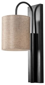 Fekete-bézs fali lámpa Baston – Opviq lights