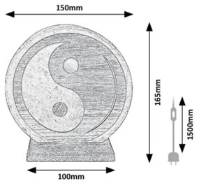 Rabalux 76032 - HARMIO sólámpa 1xE14/15W/230V