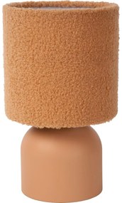 Lucide 10516/01/44 - Asztali lámpa WOOLLY 1xE14/40W/230V narancs
