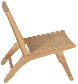 Natúr színű szövött fotel – Ixia