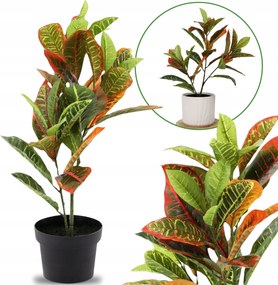 Mesterséges lombhullató növény fikusz cserépben, élő 58 cm