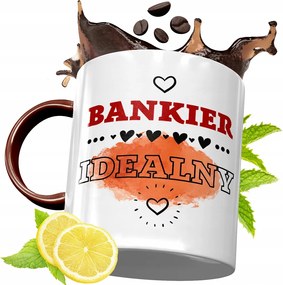 Bordó Bögre Bankárnak Születésnapi Ajándék fényképes nyomtatással