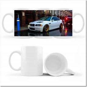 Bmw fényképes bögre alacsony profilú gumiabroncsokkal