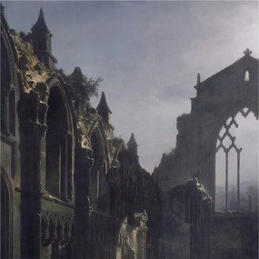 Design fotótapéta Flizelin falra Gótikus romok 250x250 Ragasztó