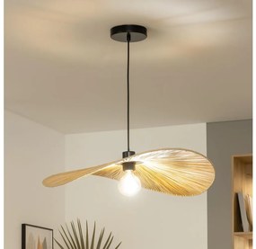 Brilagi - CERIA BOHO LED csillár kábelen 1xE27/40W/230V, átmérő 60 cm, raffia