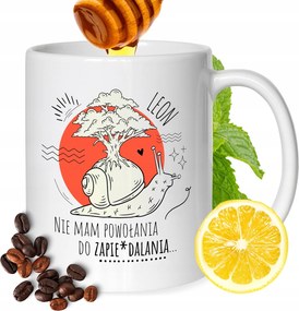 Leon Férj Barát Bögre Nyomtatott Fehér 330ml