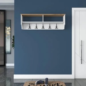 Fali fogas RANI 120x37,2 cm fehér/beige