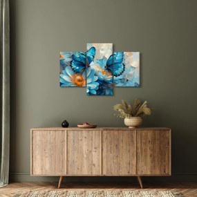 Kép - Kék pillangók (90x60 cm)