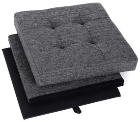 Puff SULTAN 38 x 38 cm szürke